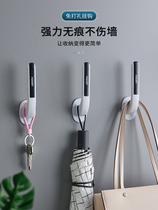 Japan imported MUJIΕ daily hook strong adhesive no punching wall hanging wall hook behind the door suction cup kitchen
