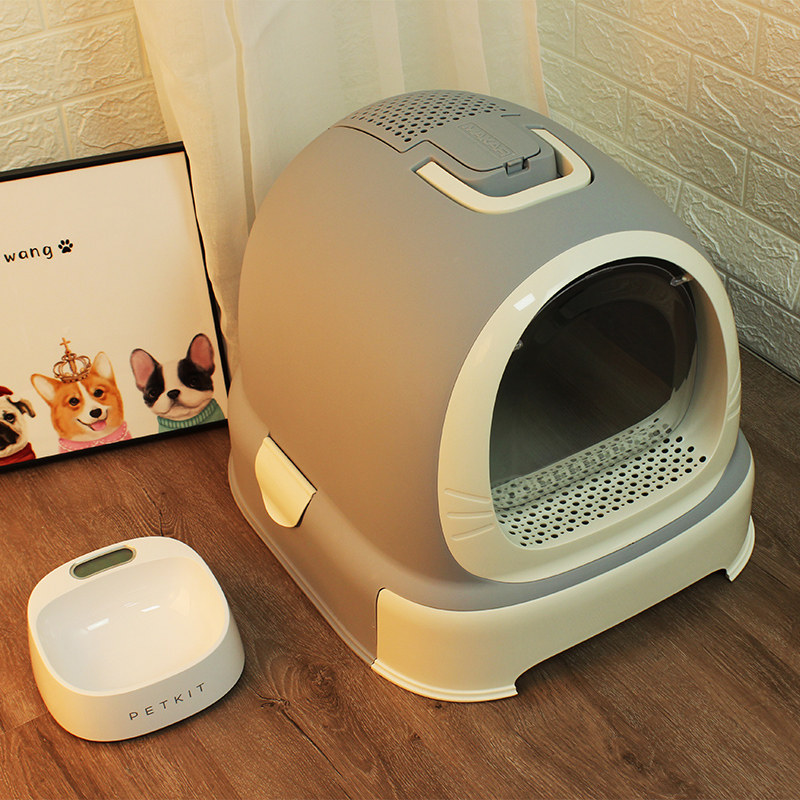 Beauty Card Cat Litter Basin Totally Enclosed Cat Toilet Big Anti-Splash Closure Drawer Cat Shala Shit Basin Kittens