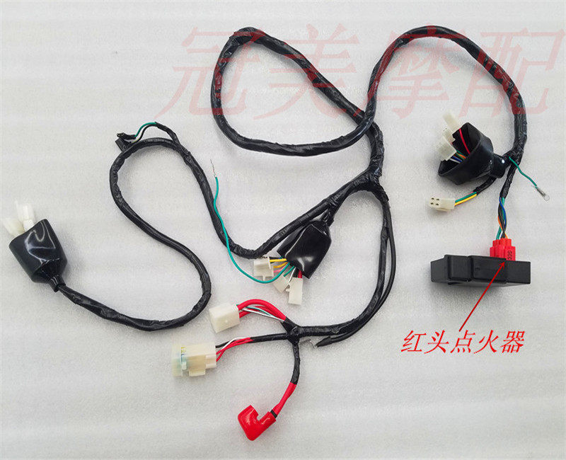 踏板车WH100T-A-H喜悦/优悦/小公主GCC100主线路总成电缆在类目 摩托车/装备/配件, 摩托车配件, 点火器/点火装置中 - 来自Buy2taobao.com提供专业的淘宝代购服务