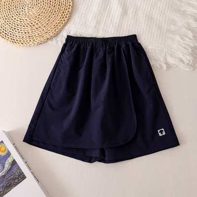 Girls' Shorts Summer 2026 New Style Children's Sports Skirt Pants for Older Girls Stylish Quick-Dry Five-Point Wide-Leg Hot Pants Thin — 2