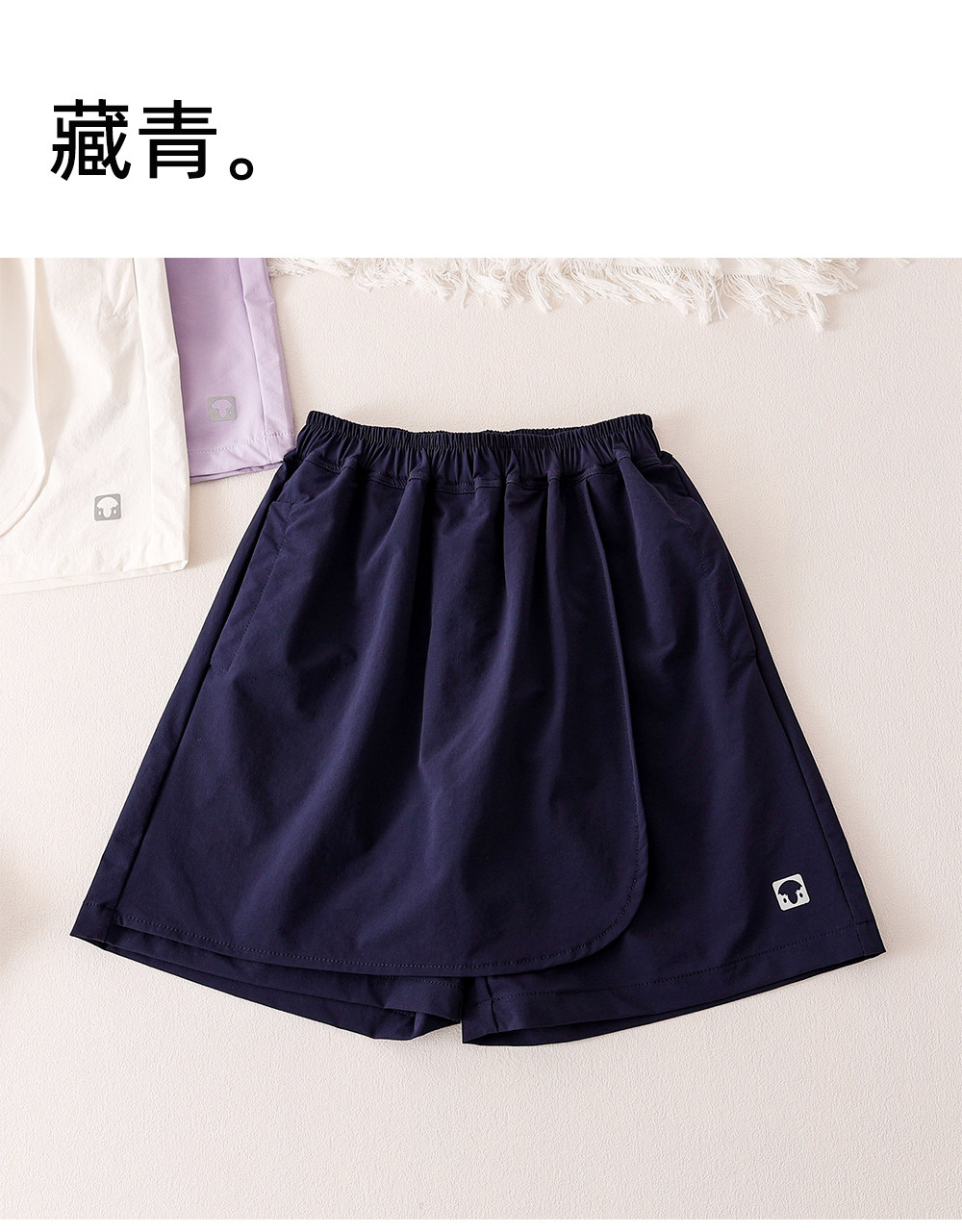 女童短裤夏季2026新款儿童运动裙裤女大童洋气速干五分阔腿热裤薄 — 25