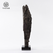  Yuju new Chinese style large-scale floor rockery sculpture decoration Sales office Hotel corridor corner entrance decoration