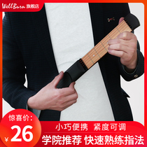 wellburn Pocket Guitar Portable Guitar Exerciser Chord Conversion Tool Finger Trainer Finger force device