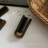 Портативная кудрявая расческа из воскового агата для путешествий