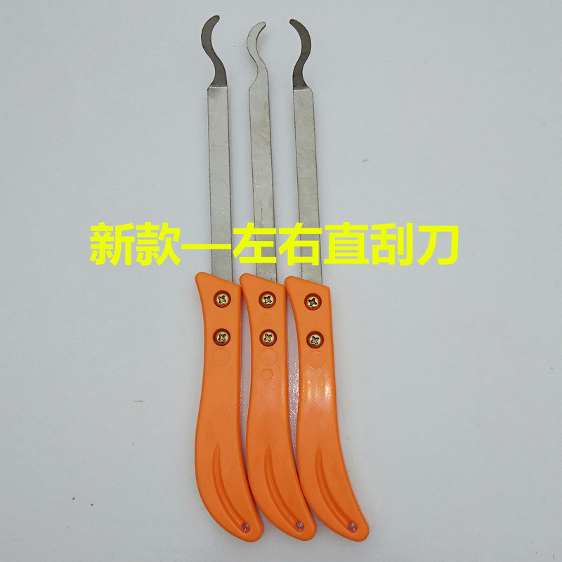 Hood Wind Wheel Scraper Hood Oil Shovel Steel Brush Turbine Gap Cleaning Brush Home Appliance Cleaning Tool