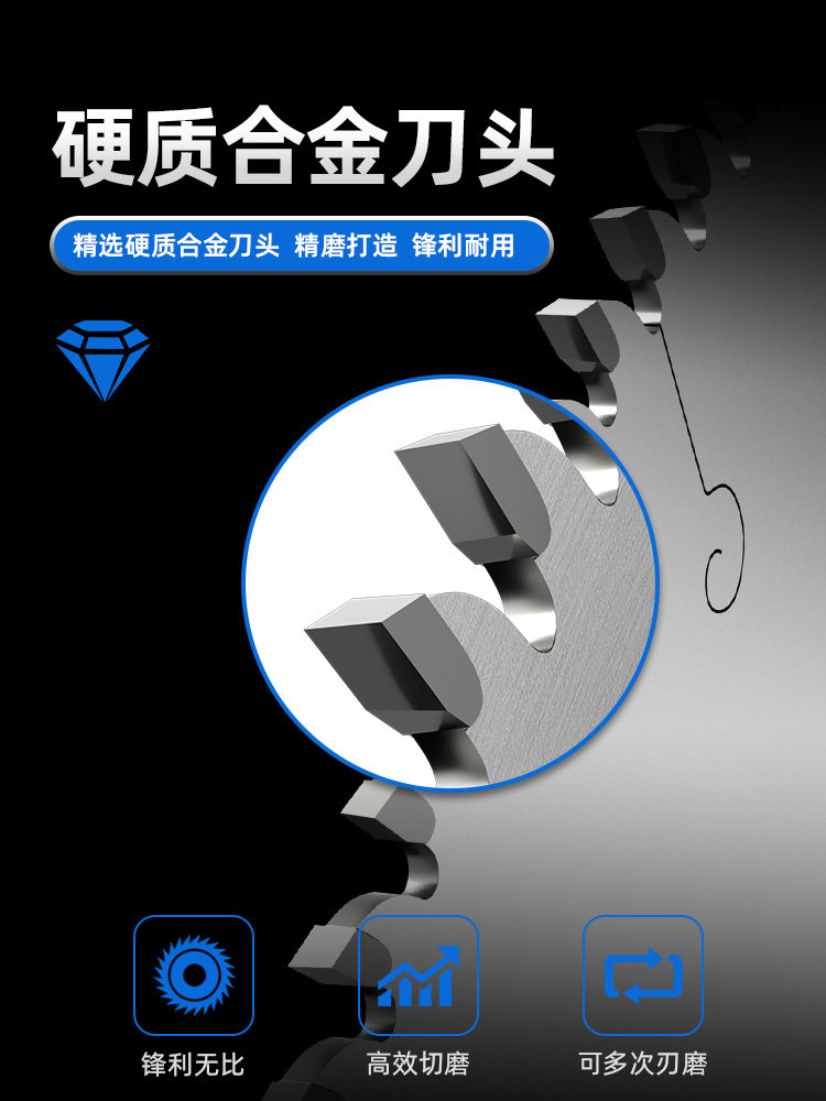 Lansheng Acrylic Saw Blade 120 Teeth 8/10/ 12inch Pvc Solid Wood Photo Frame Plexiglass Special Cutting Blade