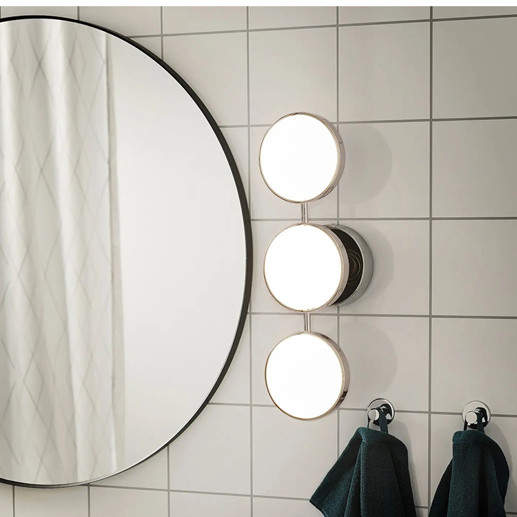 Ikea Cabomba Led Wall Light, Dimmable, Chrome Finish/Glossy, 47X 14cm