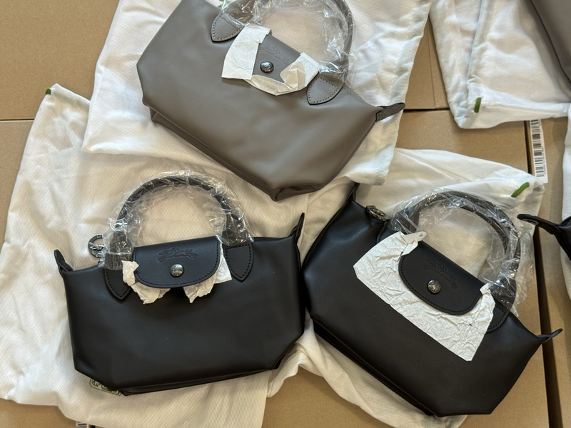 Longchamp Le Pliage Xtra 17 Cowhide Dumpling Bag Shoulder Handbag