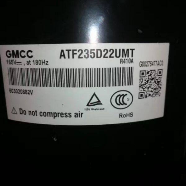 Original ATF235D22UMT Meizhi compressor R410 refrigerant 165V~180HZ
