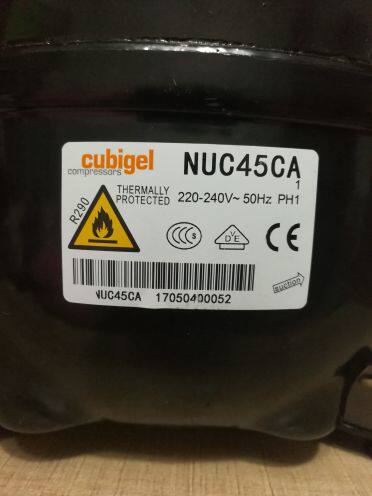cubigel copige freezer Refrigerator Refrigerator Refrigerator compressor NUC45CA R290