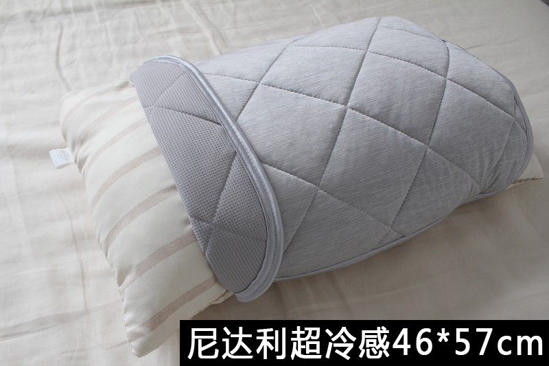 Xuất khẩu sang Nhật Bản cảm giác siêu lạnh gối đơn mùa hè những người yêu thích vải lụa băng gối trẻ em gối sinh viên - Khăn gối khăn gối