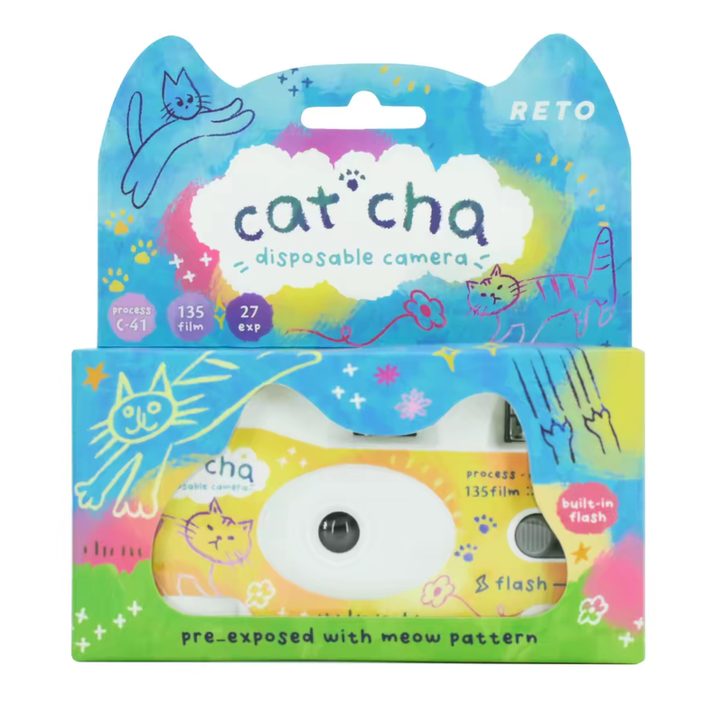 Lon-On Same Model Catcha 35mm Disposable Film Camera Film Retro New Model in Stock Portable Cartoon
