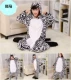 Phim hoạt hình Bộ đồ ngủ Xiêm Phụ nữ Khủng long Cặp vợ chồng Flannel Loài vật dễ thương Mùa đông Lông cừu San hô