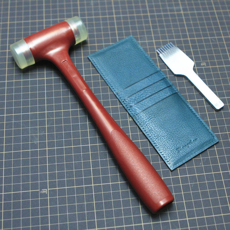 Self-produced small red hammer with hammer hand leather hammer hand leather tool hammer exchangeable head mounting tool hammer Non Blanchard leather engraving