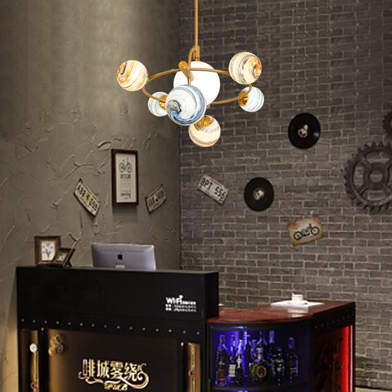 Wandering Earth Bar Challenge Bedroom Children's Room Planet Clothing Shop Front Decoration Bar Lights