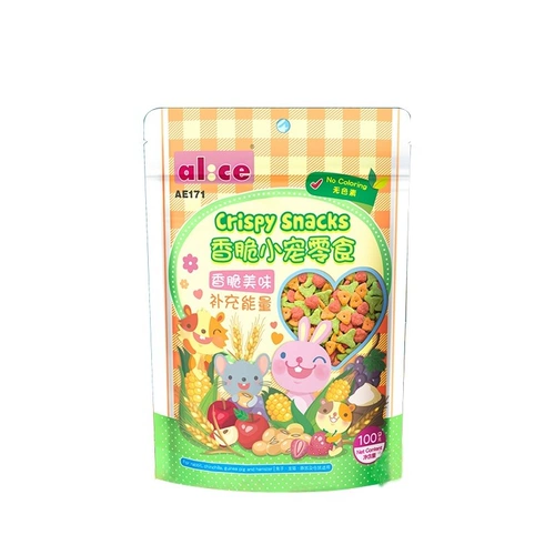 Бесплатная доставка Alice Crispy Little Pet закуски Mogo Grain 100G кроличье тоторо.