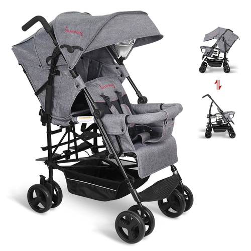 Складная детская коляска для близнецов для двоих, США