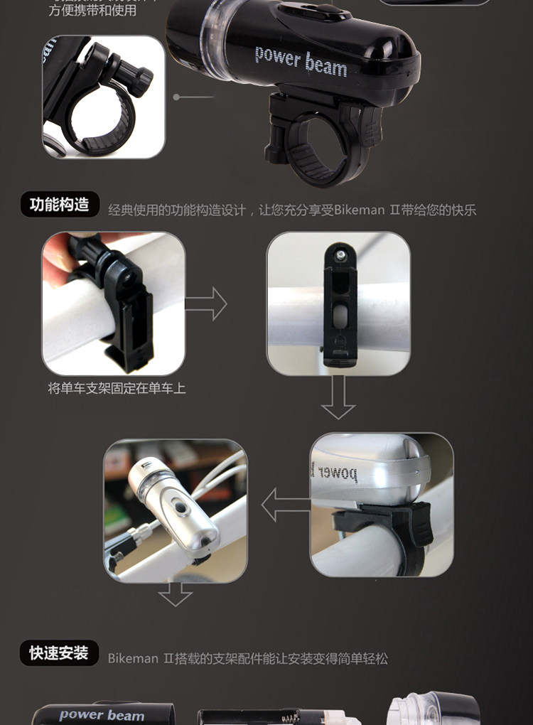 Eclairage pour vélo - phare - Ref 2398240 Image 16