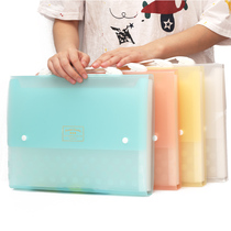 Japans national reputation KOKUYO) light color cookie A4 double pocket organ bag information book bag test bag file bag