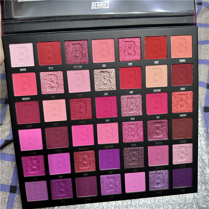  BEAUTYBAY眼影盤BRIGHT MATTE 42色啞光珠光持久顯色大地色彩妝盤