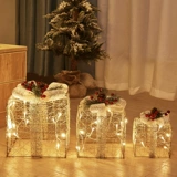 Рождественское освещение Железное искусство оленя земля Carlon Magnatal Окно торгового центра красивая подарочная коробка Chen Tie Fear