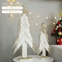 Комбинация белого дерева золотистого порошка