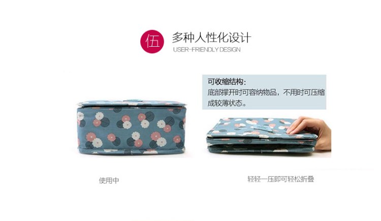 Công suất lớn nam và nữ du lịch du lịch xách tay rửa túi chải chuốt túi vệ sinh túi lưu trữ mỹ phẩm - Rửa sạch / Chăm sóc vật tư túi đựng mỹ phẩm du lịch