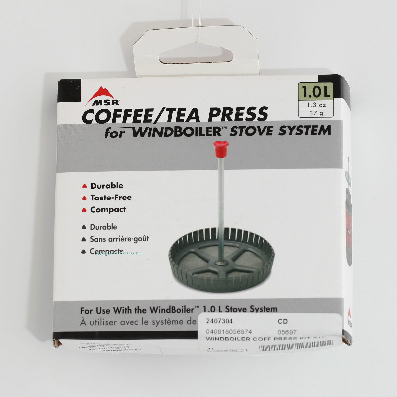 MSR WindBoiler Coffee Press Kit WindBurner matching coffee and tea accessories