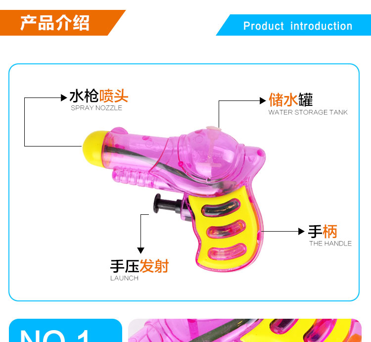 Súng nước trẻ em súng đồ chơi mini phim hoạt hình nhỏ súng nước bé tắm nước tắm bé trai bé gái súng nhỏ súng nước xịn