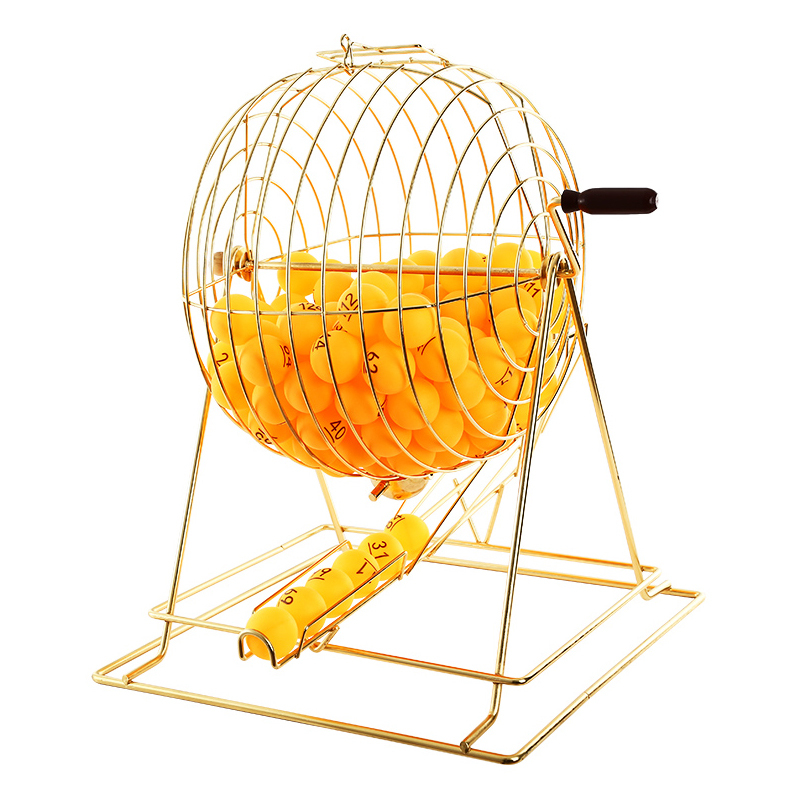 Large Metal Lottery Machine, Manual High-End Raffle Machine, Lucky Wheel, Double-Color Ball Fish Pond Number Selector Large Metal Lottery Machine, Manual High-End Raffle Machine, Lucky Wheel, Double-Color Ball Fish Pond Number Selector