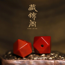 Natural Sichuan Liangshan South Red Manau Tang Eight Scattered Beads Persimmon Red Sepals Beads Single Diamond Stars Moon Bodhi Accessories