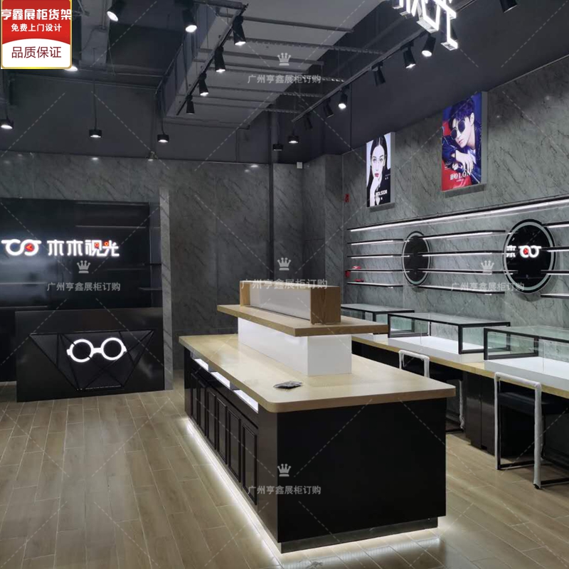 Glasses Counter Display Cabinet Fast Fashion Sunglasses Display Show Shelf Glasses Shelving Glasses Cabinet Factory Customize