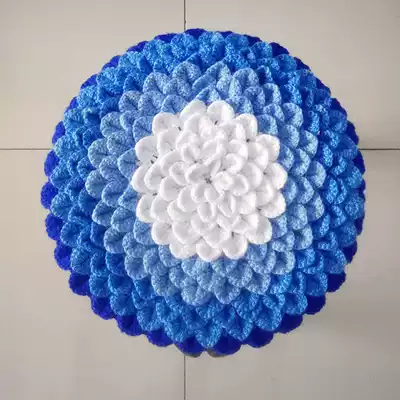 Handmade knitted wool stool set gorgeous home decoration practical stool set thickened student cushion office seat cushion