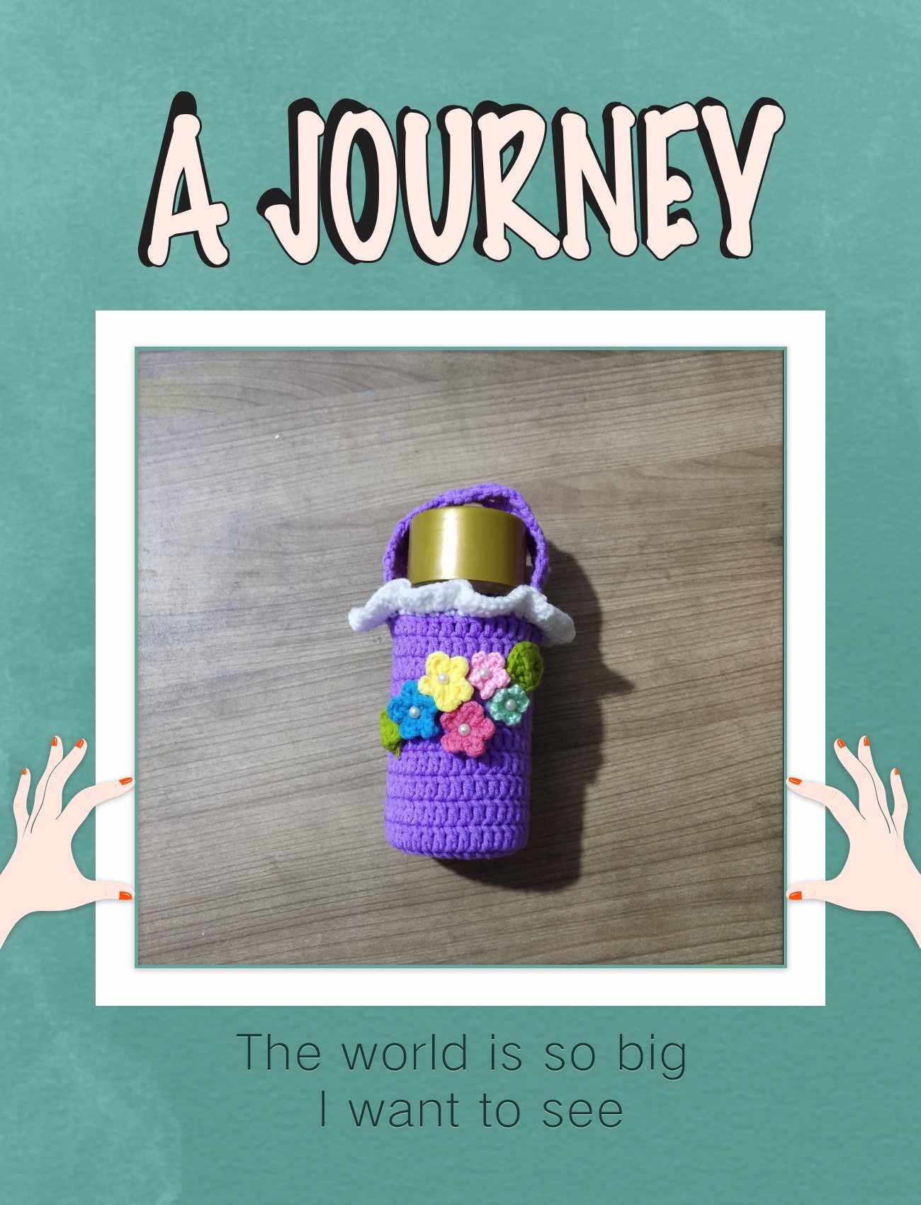 Hand-woven wool portable water cup bag cup set 350400 universal theme water cup protective sleeve anti-scalding cup set