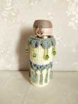 Hand-woven cup cover cross-body protective cover ironable and insulated universal thermos creative cup cover palace bead curtain
