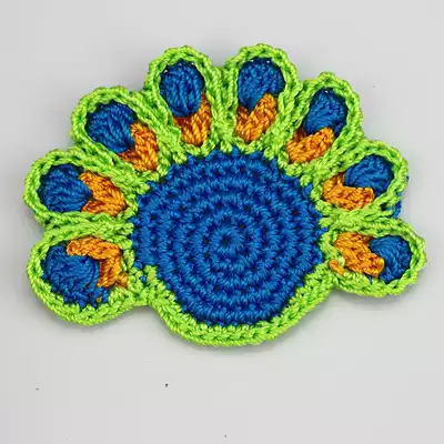 Handmade cup water cup kettle tableware plate heat insulation crochet wool creative coaster high temperature resistant