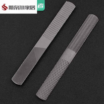 Four-in-one file woodworking wood file semi-circular fine-toothed steel file wood metal grinding multi-faceted thickness file tool