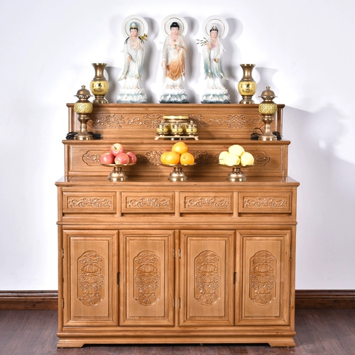 Легкая роскошь для стола Будда шкаф шкаф шкаф шкаф для шкафа пена Трехсторный тибетский тибетский буддийский стол с твердым деревом