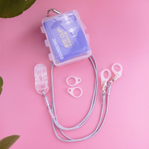 Ear-back-type hearing aid anti-throw fall with clip safety and quality protective sheath Childrens special silicone ring hanging rope