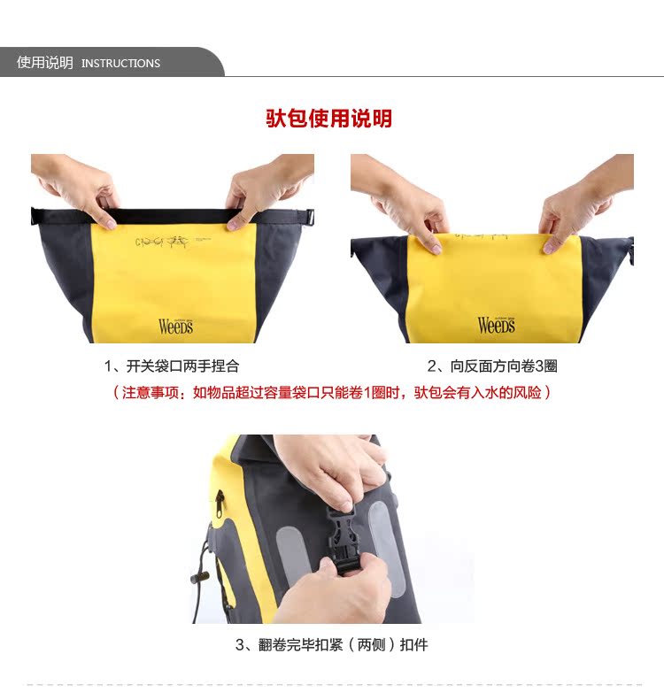 Sacoche pour vélo mixte WEEDS - Ref 2217314 Image 30