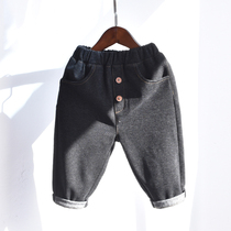 Boys pants fried street overalls spring and autumn boys baby pants Korean version of the foreign style childrens new casual pants tide