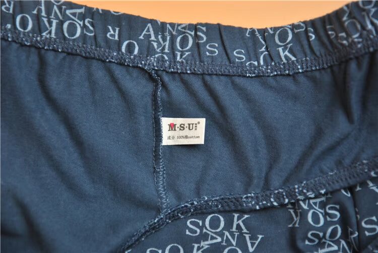 {拼 团} siêu thị đồ lót nam tam giác 100% cotton cotton cotton hoa eo đồ lót nam ưu đãi đặc biệt quần boxer nam