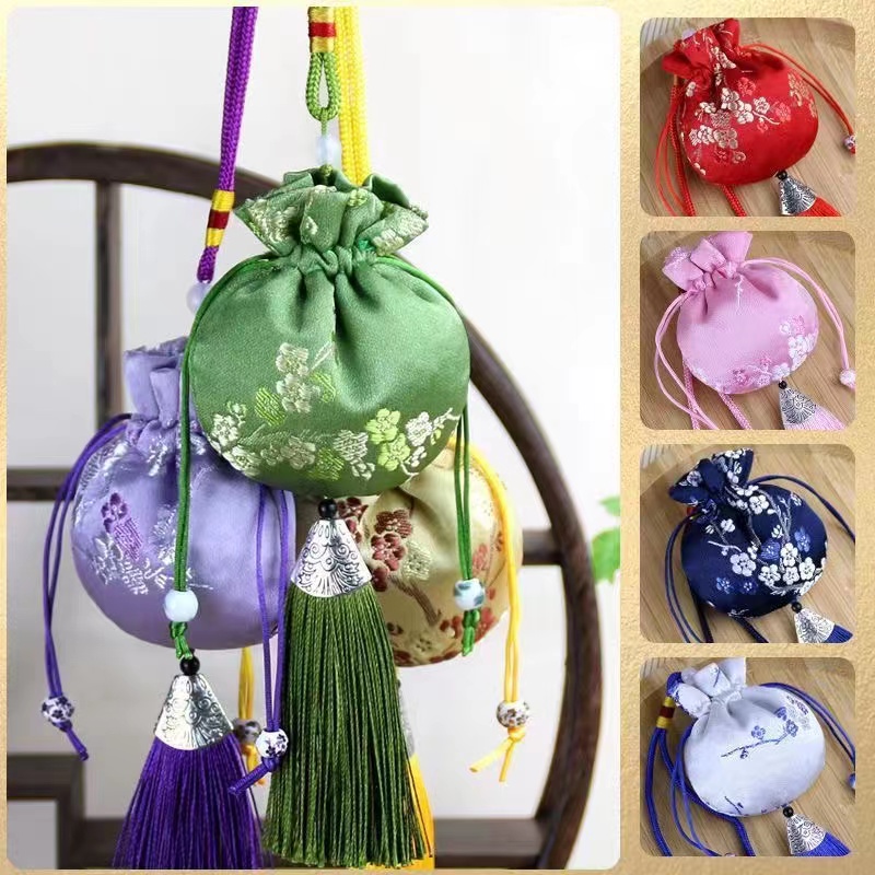 End of the Dragon Boat Festival Artisanal Fragrant Bag of Evoked Sacks Empty Bags Fragrant pocketbook Herbal Perfume Bag Pocketbook custom-Taobao