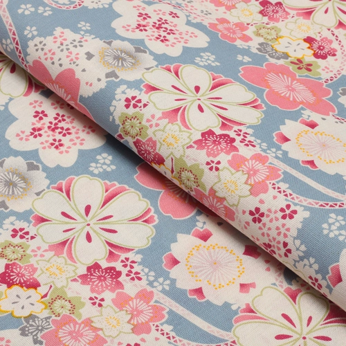 Японская стиль и ветровая хлопчатобумажная ткань вишневая ткань с печеной