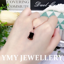 Yimeiyuan July MM18k gold-green tourmaline pendant simple and stylish natural colored gemstone necklace 061815
