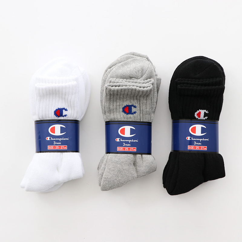 Champion Japanese Version Champion Cursive Letter Logo Trendy Sports Mid-Calf Socks for Men and Women Couple Casual Socks Champion Japanese Version Champion Cursive Letter Logo Trendy Sports Mid-Calf Socks for Men and Women Couple Casual Socks