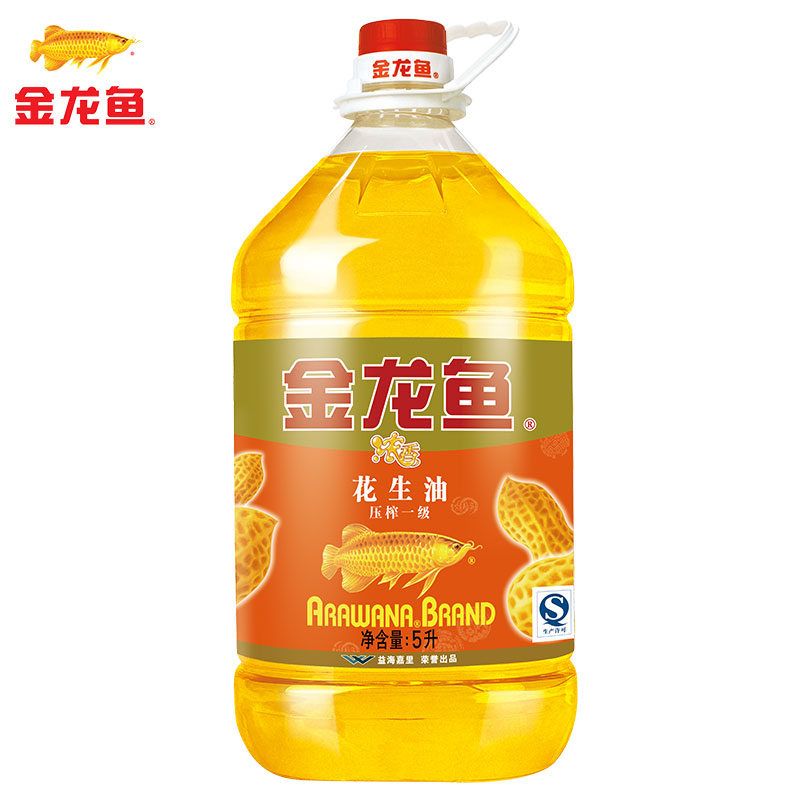 Купить Арахисовое масло 金龙鱼5l花生浓香食用油压榨油花生食用油花生粮油食用油粮油 Arowana в ...
