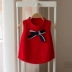 Áo len nữ 2018 mới quần áo trẻ em đan áo vest vest hoang dã áo gió đại học Áo ghi lê
