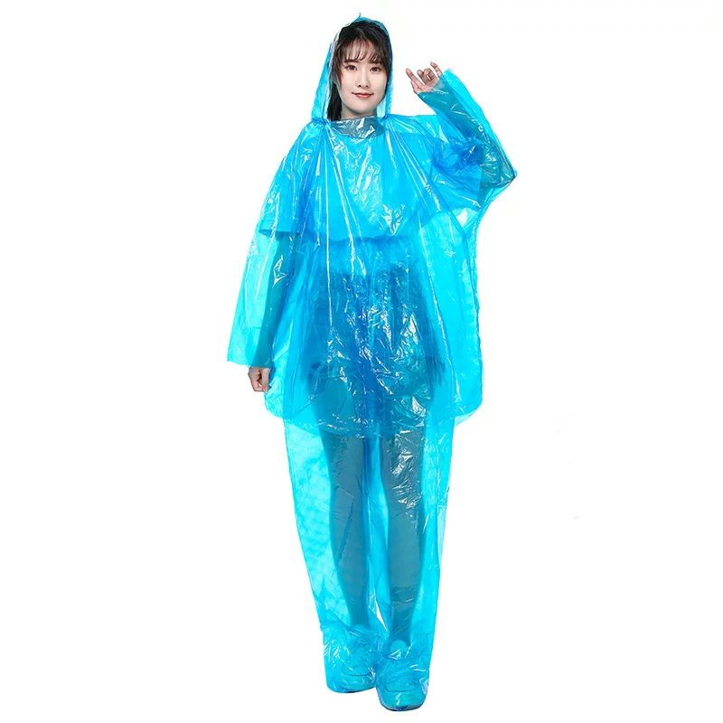 Raincoat, long trousers, split waterproof set for swimming, increased thickness