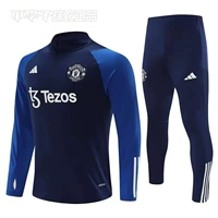 Черно-синяя тренировочная футболка Manchester United + брюки